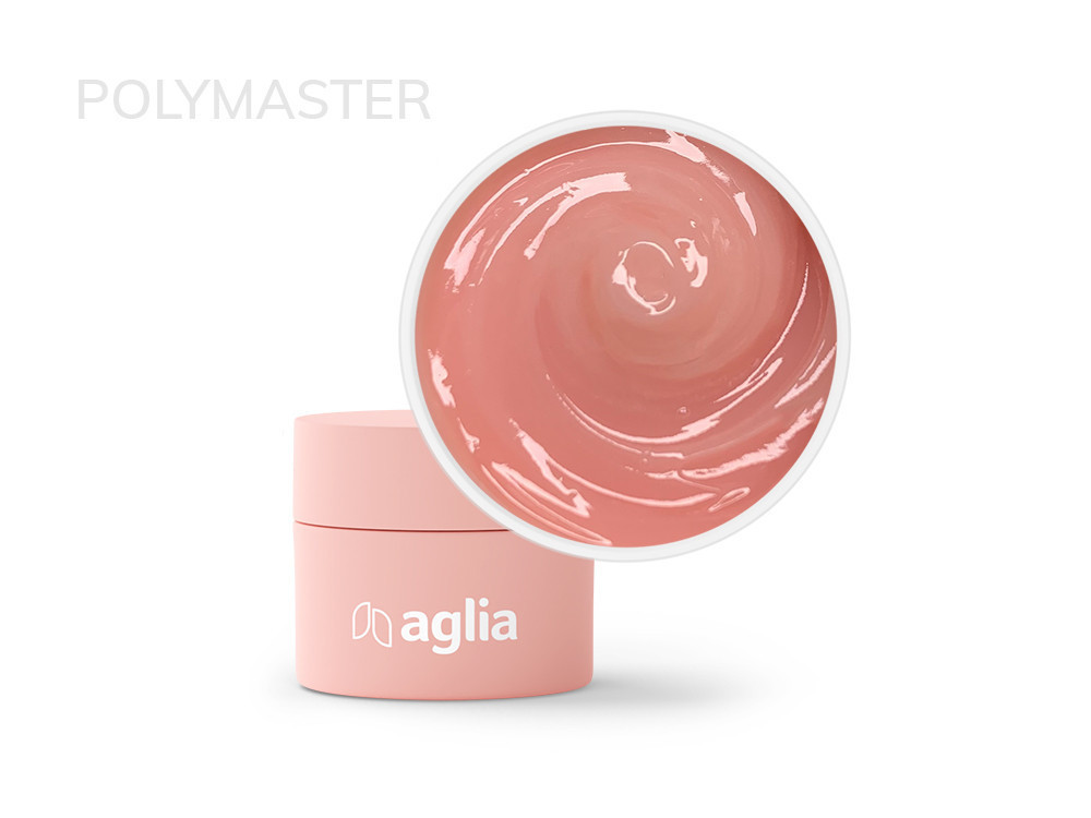 POLYMASTER CORAL PINK - stavebný UV polygel HEMA FREE