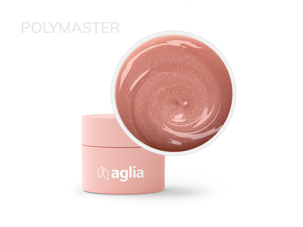 POLYMASTER Cover Glamor - stavebný UV polygel HEMA FREE