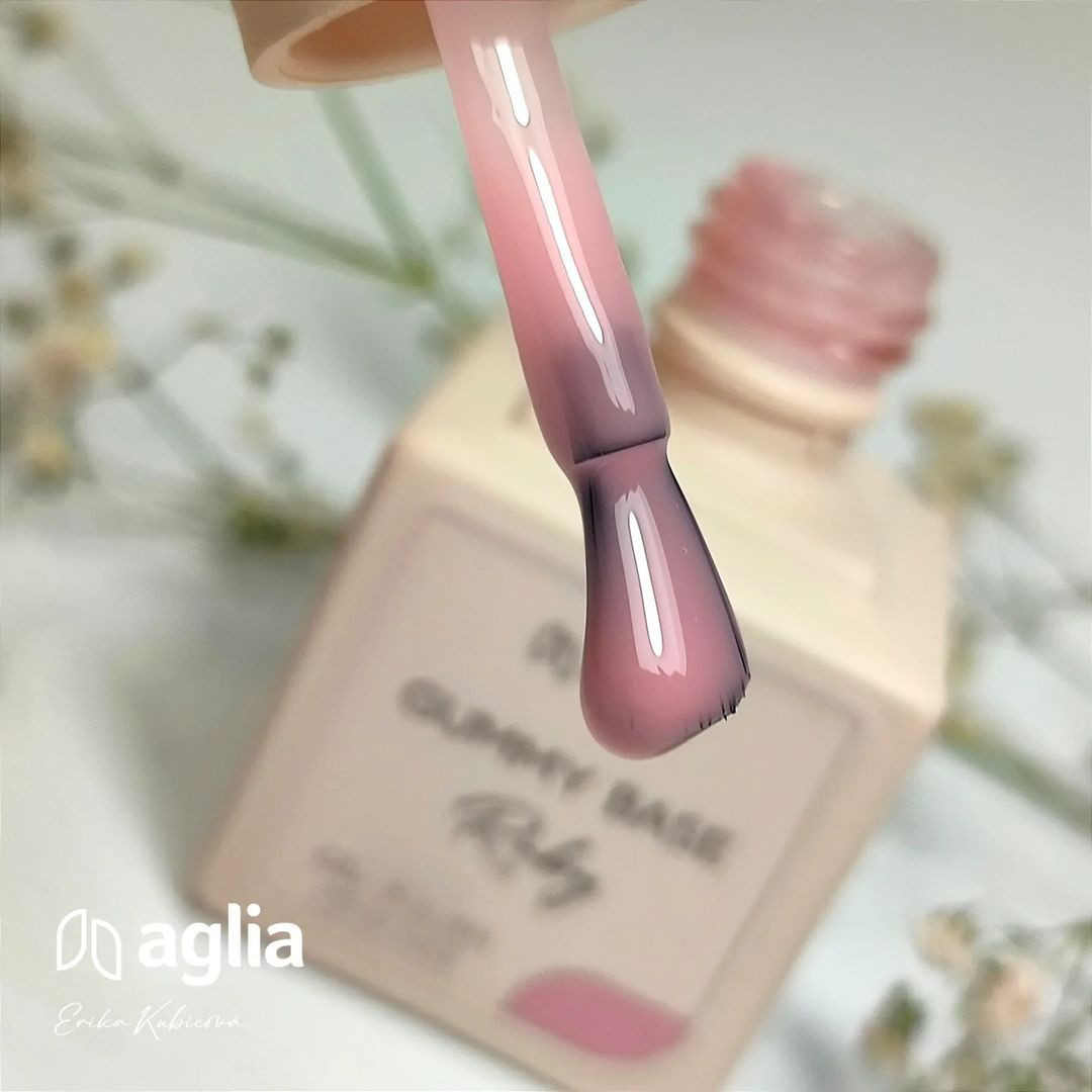 GUMMY BASE RUBY - gél lak HEMA FREE