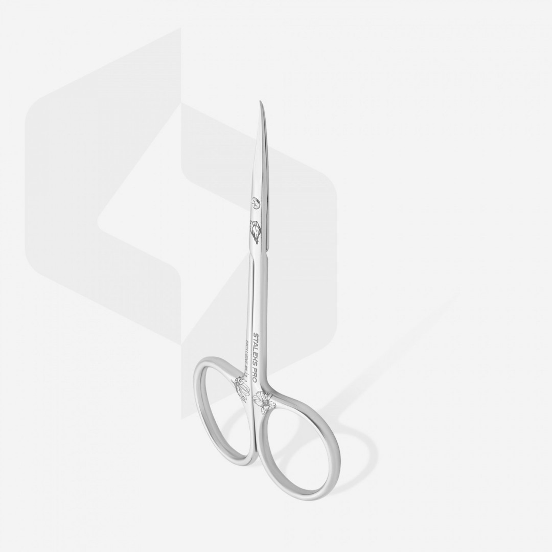 STALEKS PRO EXKLUSIVE SX-21/1 MAGNOLIA Profesionálne manikúrové nožničky na kožičku s háčikom