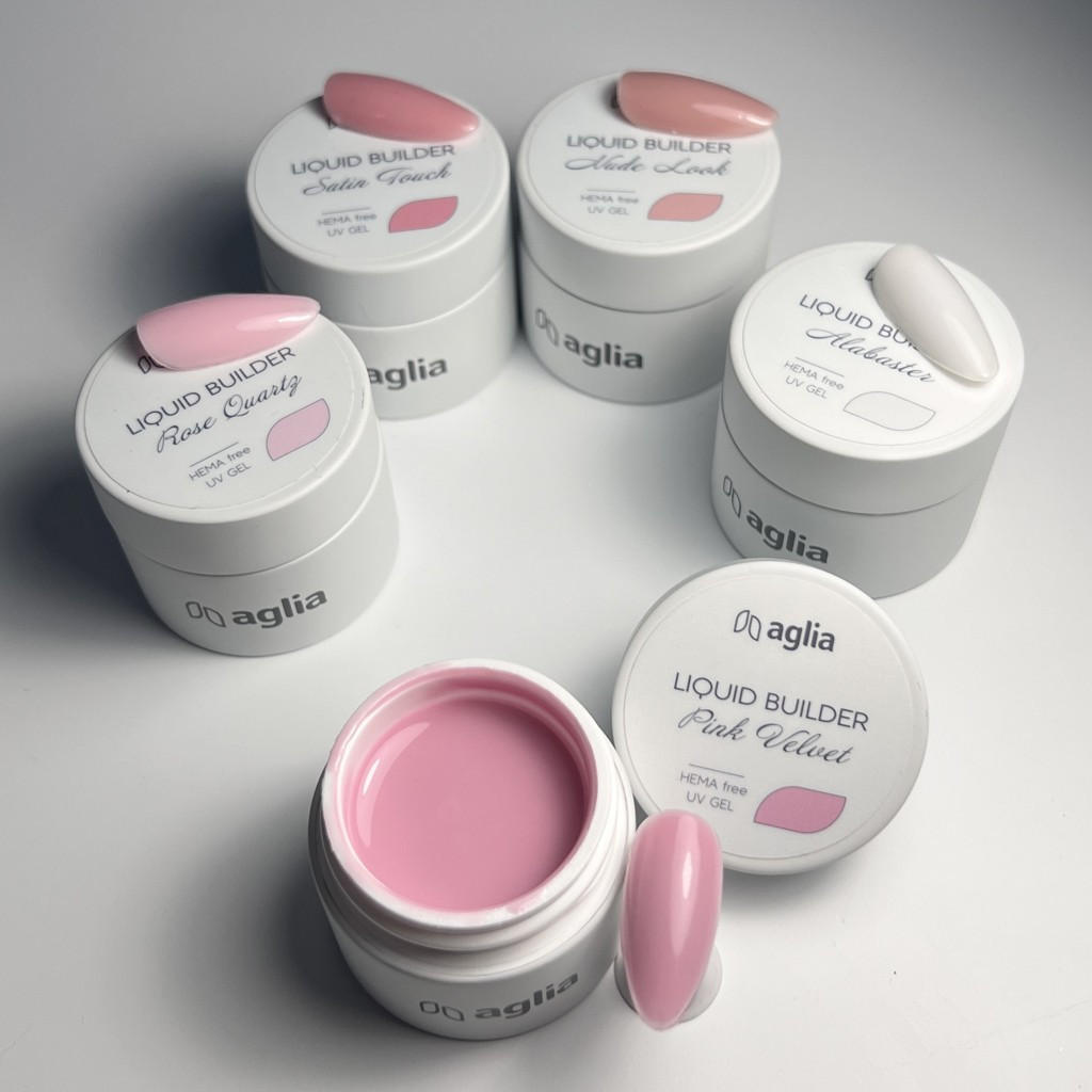 LIQUID BUILDER Pink Velvet - stavebný UV gél HEMA FREE
